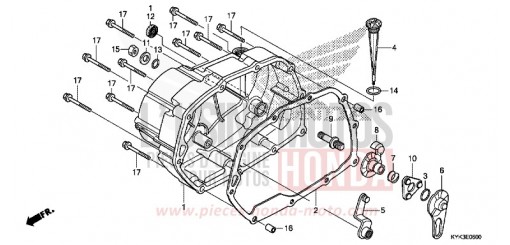 RIGHT CRANKCASE COVER CRF110FH de 2017